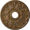 Ekena Millwork Apollo Ceiling Medallion (Fits Canopies up to 5 5/8"), 16 1/2"OD x 3 5/8"ID x 1 1/8"P, Rubbed Bronze CM16APRZS - alternate 1